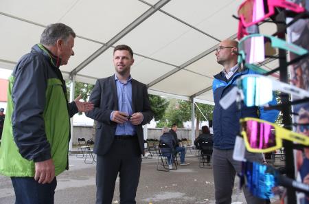 Otvoritev hodnika in kolesarske steze Cerknica  Dolenje Jezero 04 FOTO LJUBO VUKELIČ